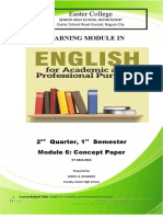 A Learning Module in Eapp 6