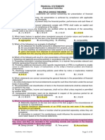 Financial Statements Assessment Activities PDF