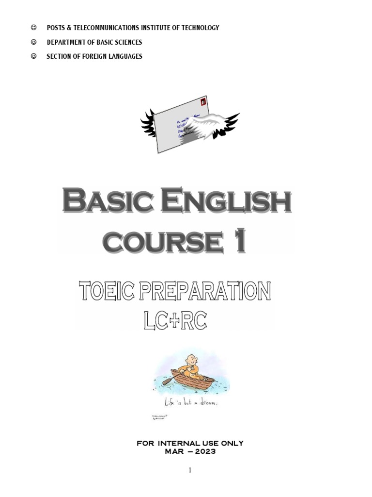 2023 Basic English Course 1 New | PDF