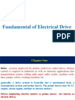 Fundamentals of Electrical Drives Systems
