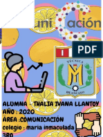 Portafolio de Comunicacion - Thalia Llantoy