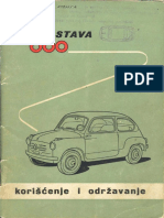 Zastava 600 Uputstvo Za Rukovanje I Održavanje Septembar ... - Avala PDF