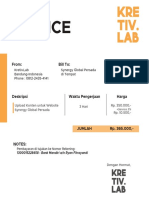 Invoice - SGP (Upload Konten) PDF