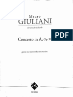 Giuliani Concerto in A, Op.30 PDF