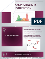 Normal Probability Distribution PDF
