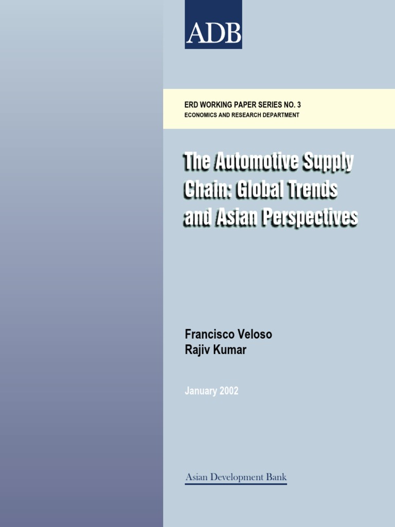The Automotive Supply Chain Global Trend PDF | PDF | Supply Chain ...