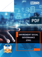 Enviroment Social Governance (ESG) : Environmental Social Government Desk PT Bank Rakyat Indonesia (Persero) TBK