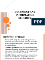 Document and Information Security IISMC