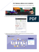 Modul Panduan Tata Cara Input Manual Neraca 2021 Di Sinergi