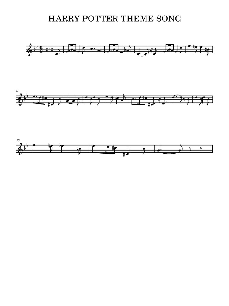 HARRY POTTER THEME SONG.pdf PDF