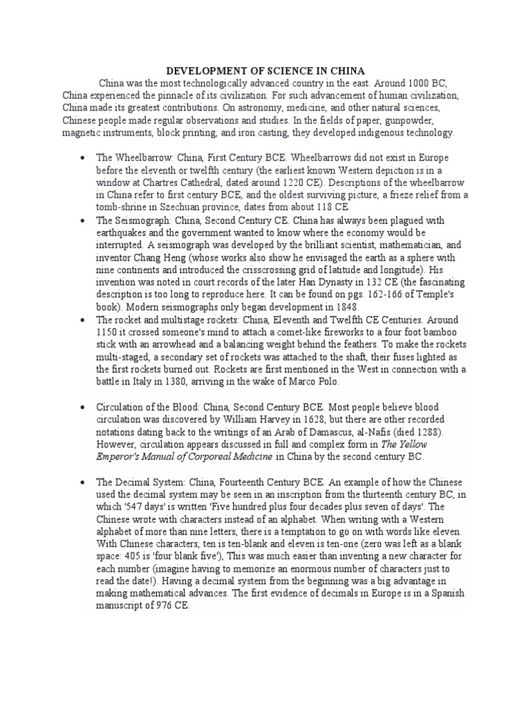 contributions-of-ancient-china-to-science-and-technology-developments