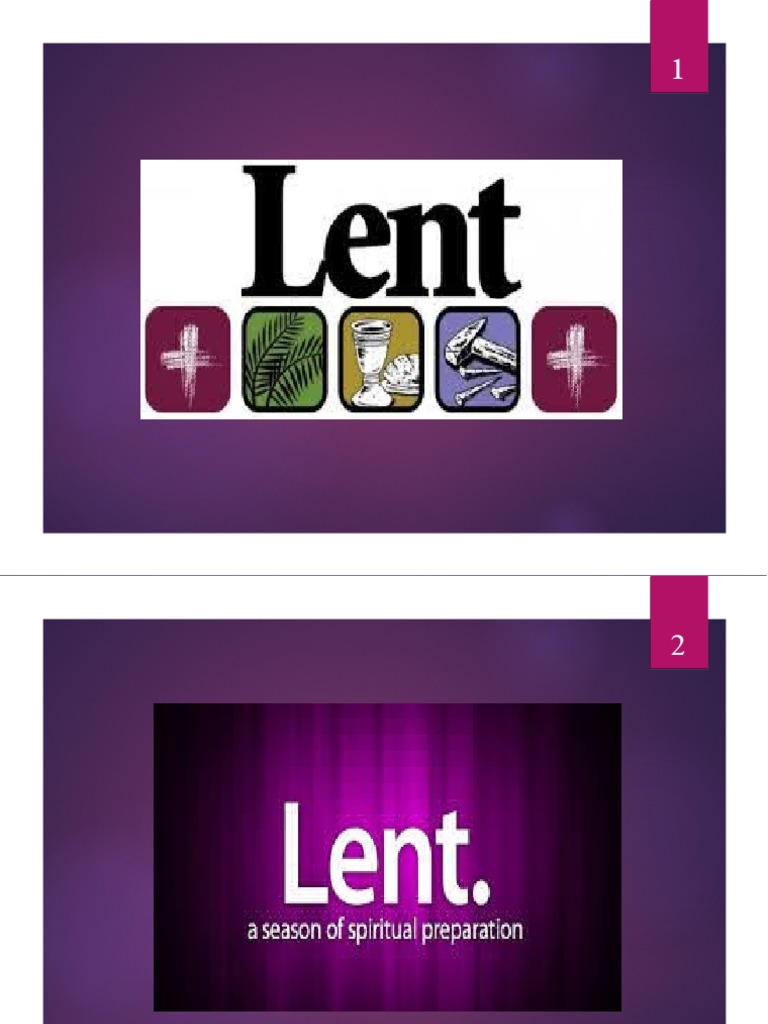 Lenten Season PDF