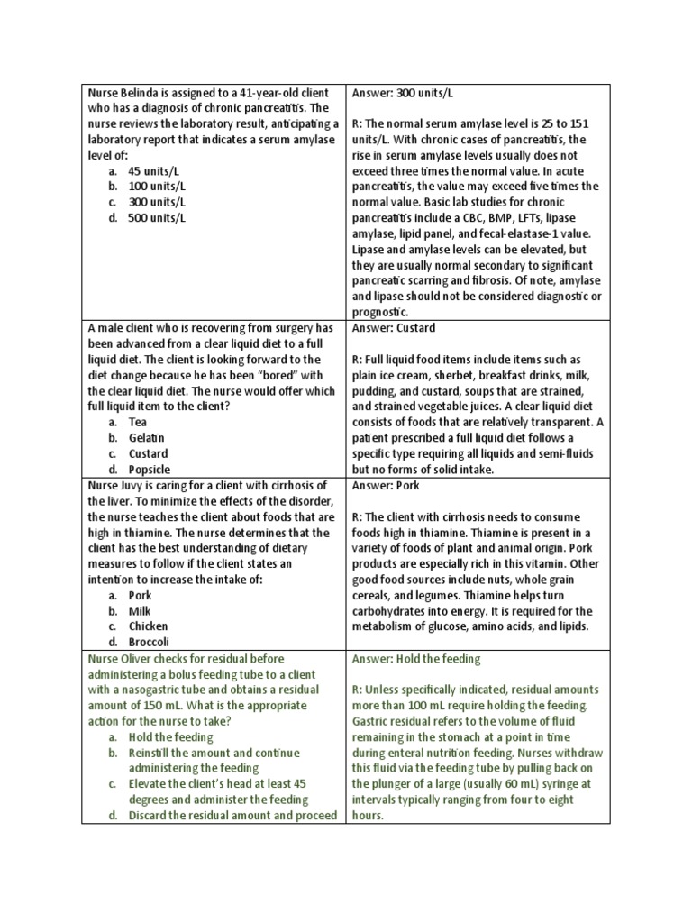 Practice Questions Gastrointestinal Disorders 1 PDF Hepatitis
