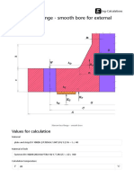 Narrow Face Flange - Smooth Bore For External Pressure