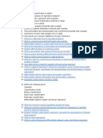 Classification, Regression, Clustering & Other Analytics Techniques