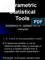 LESSON 11A Parametric Statistics