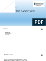 Conceptos básicos PRL: salud, riesgos, prevención y marco legal