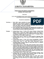 Peraturan Walikota Samarinda No.010 THN 2007