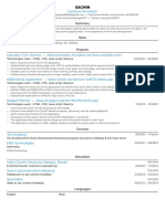 Sachin Frontend Developer PDF