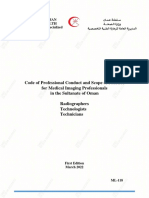Code of Professional Conduct and Scope of Practice For Radiogrpahers 2022 (Final Draft) PDF