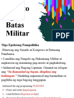 Epekto NG Batas Militar