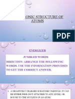 Electronic Structure of Atom