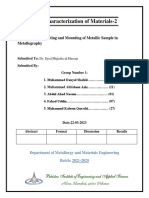 Cutting & Mounting LAB REPORT PDF