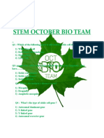 Stem October Bio Team