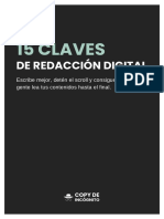 15 Claves de Redaccion Digital PDF