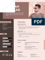 Interior Designer Beige Creative Resume PDF