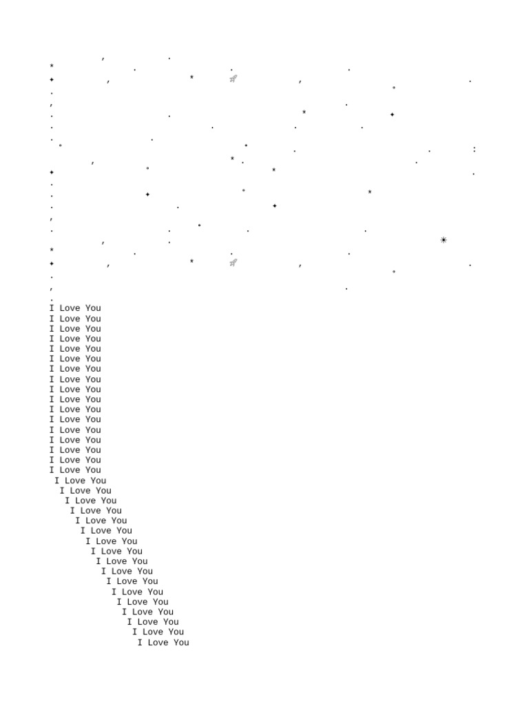 i love you | PDF