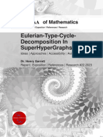 Eulerian-Type-Cycle-Decomposition in SuperHyperGraphs