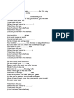 Song Avtivity 2 PDF