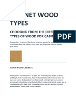Cabinet Wood Types