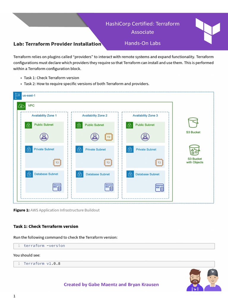 3a Terraform Provider Installation PDF | PDF