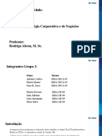 Estratégia Corporativa Trael Transformadores