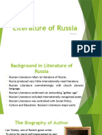 Literature of Russia