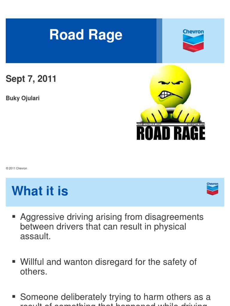 Road Rage: Sept 7, 2011 | PDF