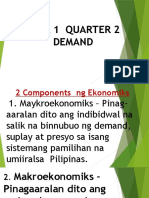 Demand Power Point Second Quarter