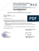 Surat Pemberitahuan Pendaftaran Kelas TOEFL PDF