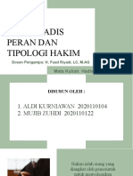 Hadis-Hadis Peran Dan Tipologi Hakim