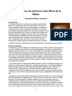 Leccion 3 El Pentateuco PDF