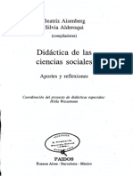 05 - Camilloni 1997 - Epistemología de La Didáctica de Las Ciencias Sociales PDF