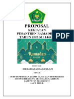 Proposal Kegiatan Bulan Ramadhan 2023