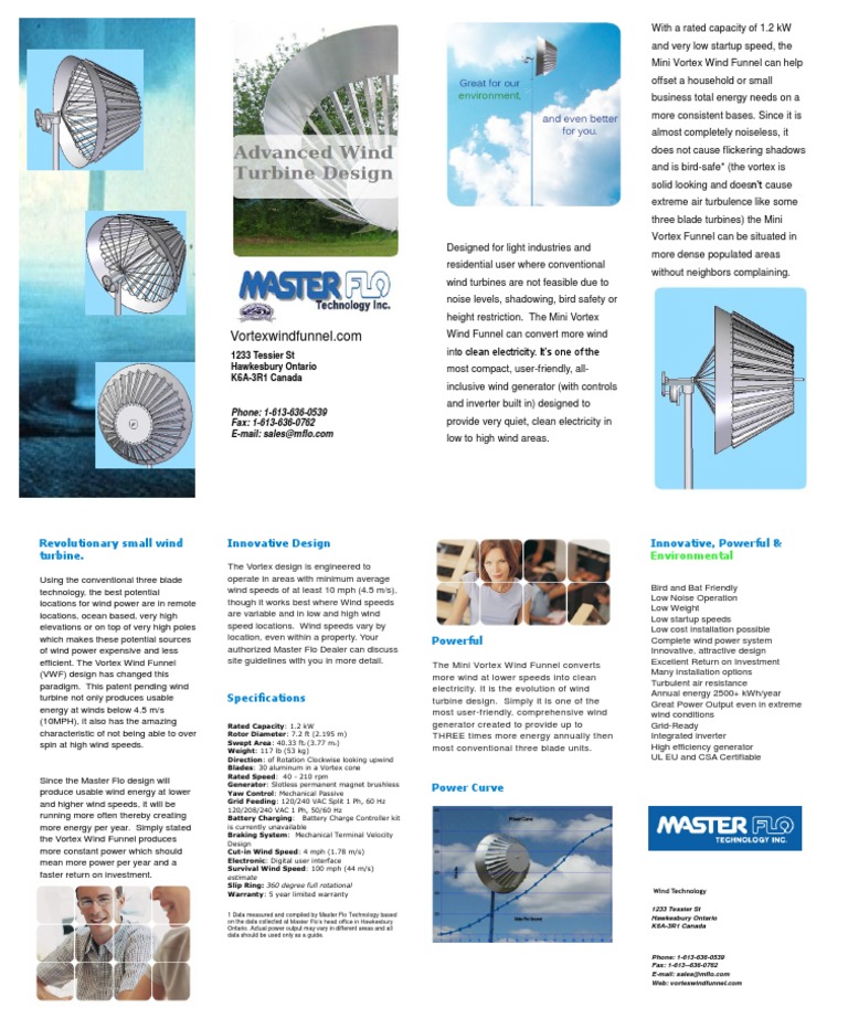Mini Vortex Wind Funnel Overview | PDF | Wind Power | Wind Turbine