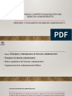 Principios y Fundamentos de Der. Administrativo CMV Diplomado Constitucionalización Del Der. Adm.
