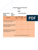 Rúbrica para Reflexión Individual de Proyectos Interdisciplinarios 1bgu 2