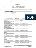 Immunization Record Sample