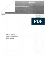 HP 4275A Operating Manual