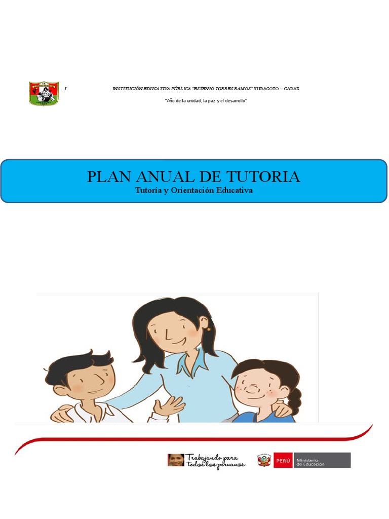 PlAN DE TUTORIA SUGERIDO - 2023 | PDF | Familia | Salón de clases